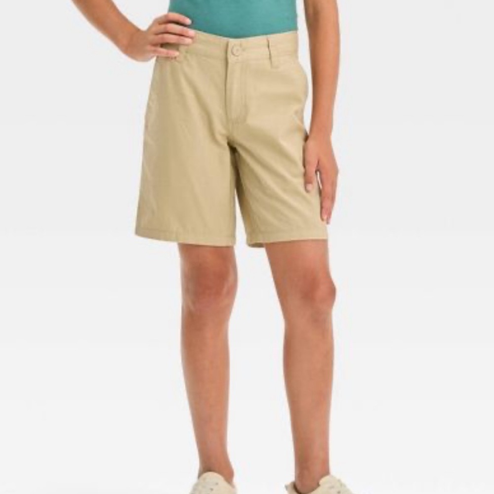 Boys' Flat Front 'At the Knee' Chino Shorts - Cat & Jack